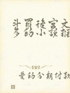 斗罗后宫文女主多的小说推荐