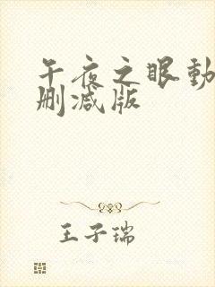 午夜之眼动漫未删减版