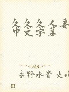 久久久人妻精品中文字幕