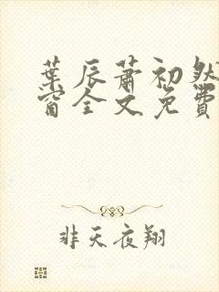 叶辰萧初然无弹窗全文免费阅读