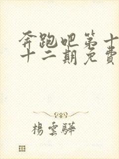 奔跑吧第十季第十二期免费观看封面