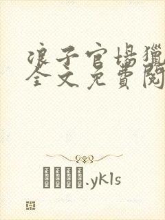 浪子官场猎艳记全文免费阅读