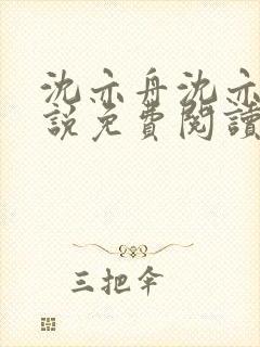 沈亦舟沈亦川小说免费阅读最新章节