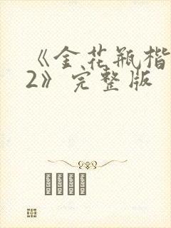 《金花瓶楷梅花2》完整版