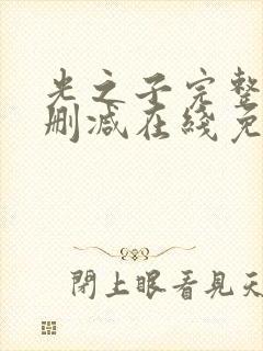 光之子完整版未删减在线免费观看封面