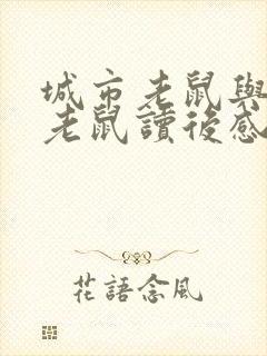 城市老鼠与乡下老鼠读后感