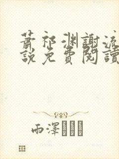 萧祁渊谢流铮小说免费阅读最新章节