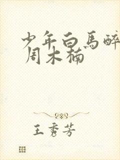 少年白马醉春风 周木楠