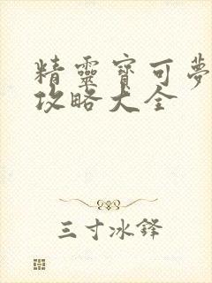 精灵宝可梦游戏攻略大全封面