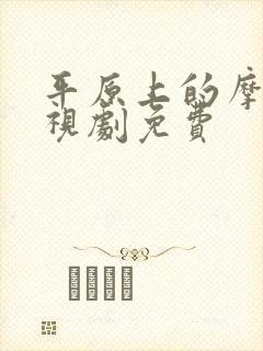 平原上的摩西电视剧免费