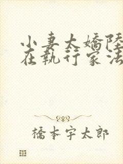 小妻太娇陆爷又在执行家法免费阅读小说