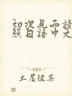 初次见面请多关照日语中文谐音