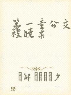 第一章公交激战程晓柔