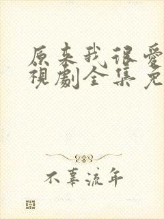 原来我很爱你电视剧全集免费