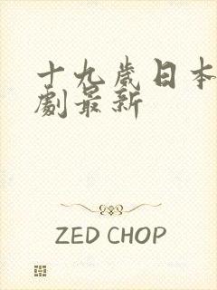十九岁日本电视剧最新