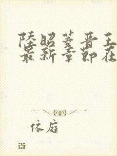 陆昭菱晋王小说最新章节在线阅读