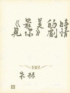 《最美的时候遇见你》剧情封面