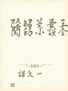 陆昭菱晋王周时阅的小说全文免费阅读