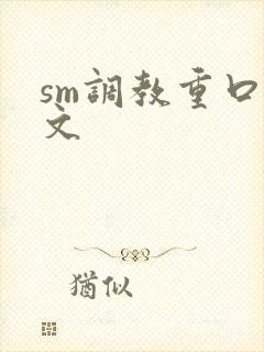 sm调教重口h文