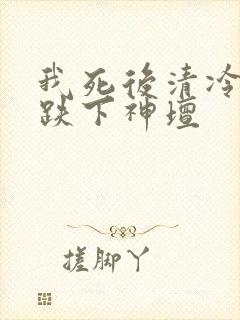 我死后清冷美人跌下神坛