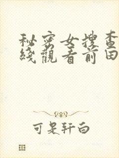 秘密女搜查官在线观看前田