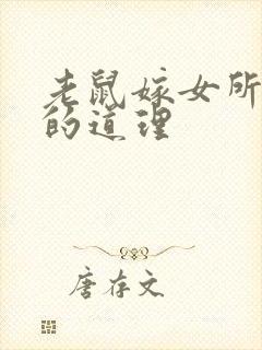 老鼠嫁女所揭示的道理