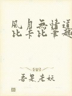 风月无情道by比卡比笔趣阁封面