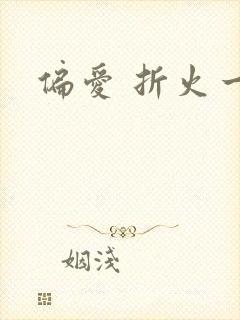 偏爱 折火一夏封面