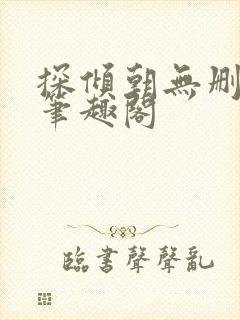 探倾朝无删减版笔趣阁