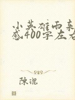 小英雄雨来读后感400字左右四年级