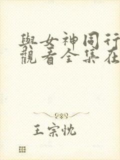 与女神同行免费观看全集在线