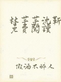 林芊芊沈靳小说免费阅读