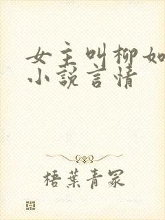 女主叫柳如烟的小说言情