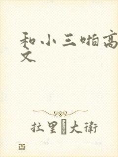 和小三啪高辣h文