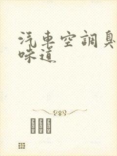 汽车空调臭袜子味道