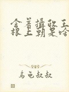 含着摄政王的紫根上朝是啥小说