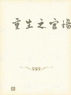 重生之官场风流