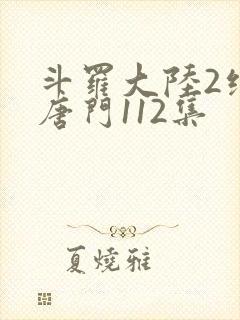 斗罗大陆2绝世唐门112集
