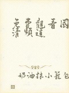 免费观看国语高清频道