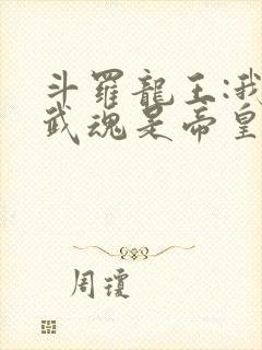 斗罗龙王:我的武魂是帝皇铠甲txt