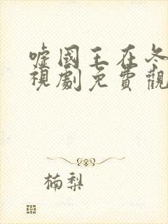 嘘国王在冬眠电视剧免费观看4k