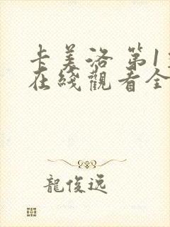 卡美洛 第1季在线观看全集免费播放