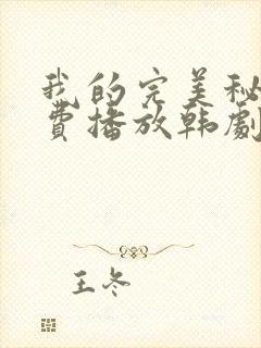 我的完美秘书免费播放韩剧