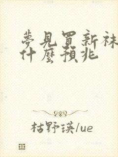 梦见买新袜子是什么预兆