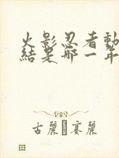 火影忍者动画完结是哪一年封面