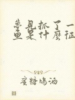 梦见抓了一条大鱼是什么征兆封面