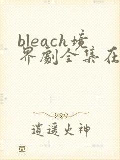 bleach境界剧全集在线观看免费版高清