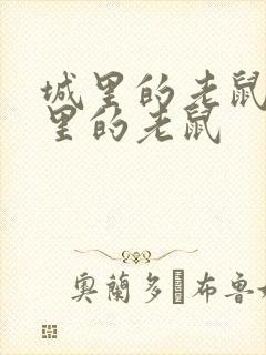 城里的老鼠和乡里的老鼠