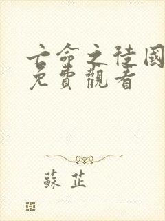 亡命之徒国语版免费观看