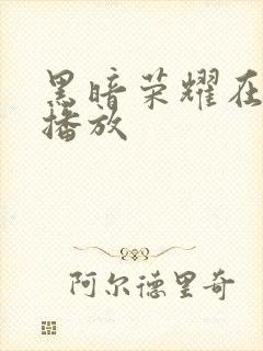 黑暗荣耀在哪里播放